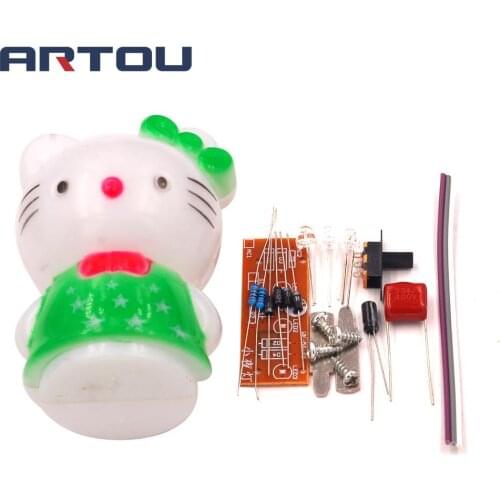 LED Night Light Parts 220V Night Light Welding Kit DIY Parts Electronic Production Kit Training