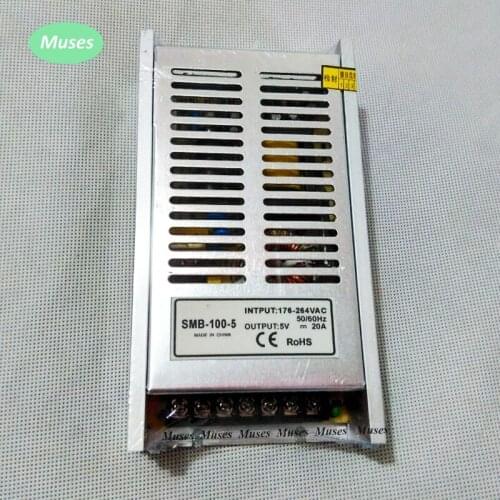 Ultra thin Single Output Switching power supply for LED Strip light 100W 5V 20A