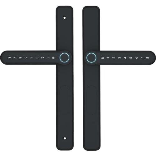 Co-He Smart Double-sided Biometric Fingerprint Security Intelligent Iron Gate Electronic Digital Password Door Lock Fechadura S1