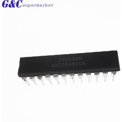 1/5PCS ADC0848CCN DIP24 8 Bit uP Compatible Converter with Multiplexer Options diy electronics