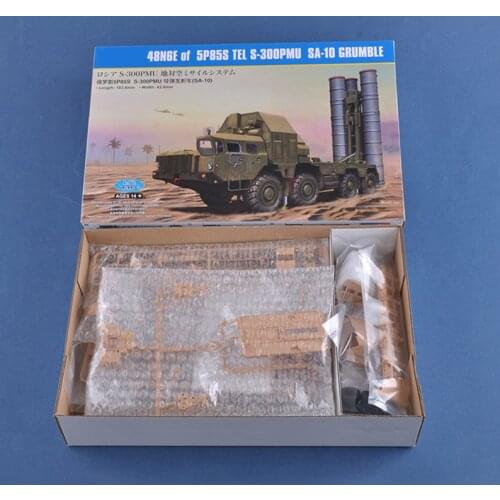1/72 HobbyBoss 82929 48N6E Of 5P85S TEL S-300PMU SA-10 GRUMBLE Kit Static Model TH19379-SMT2