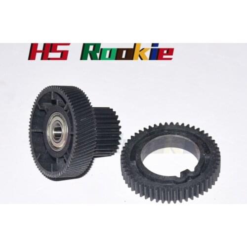 1set new FS7-0007-00 Upper Roller Gear+FS7-0006-000 Fuser Motor Drive Gear for Canon IR7105 IR7095 IR7200 ir 7095 7105 8500 7200