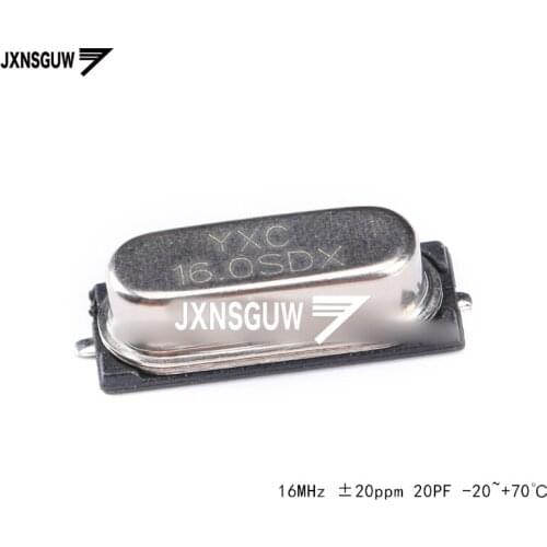 10PCS SMD passive crystal oscillator/HC-49SMD 16MHz 20ppm 20PF X49SM16MSD2SC