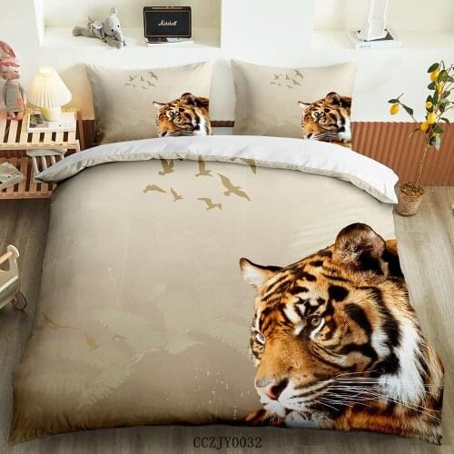 BailiPromise outdoor wild animals jogo de cama bedroom 3D Print Pillowcase Soft Duvet Cover protection home Queen King 2/3pc