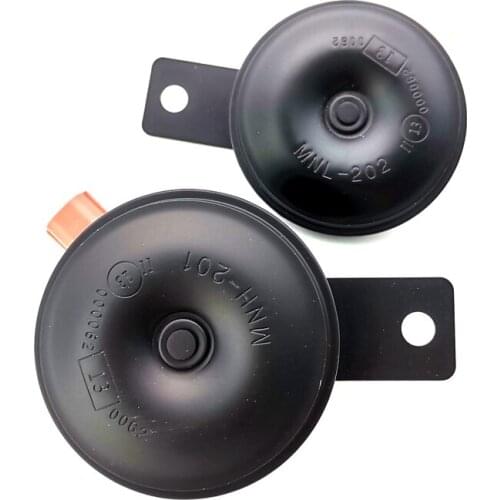 2 Pcs 12V 40W 110db Super Loud Car Truck Vehicles Electric Horn Waterproof Black