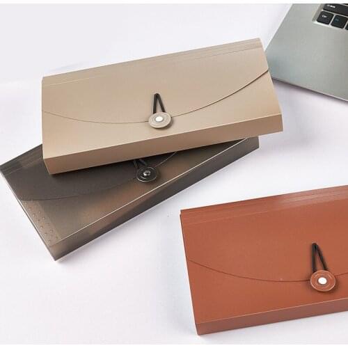 2021 New 6 Colour, Transparent Plastic, File Folder, File Bag, File Bag Folder, Paper Storage, School Supplies, Office