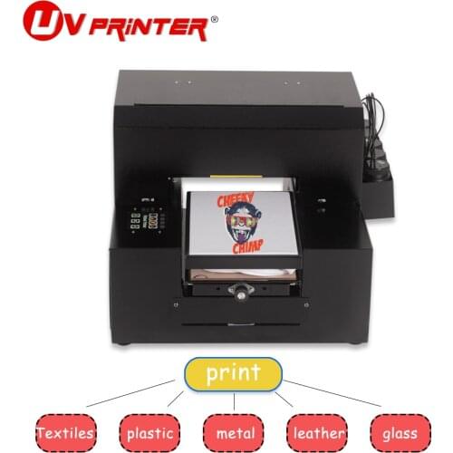 6/8 color large format inkjet printer A3/A4 for plastic/leather/textile/wood/silicone printing touch screen design