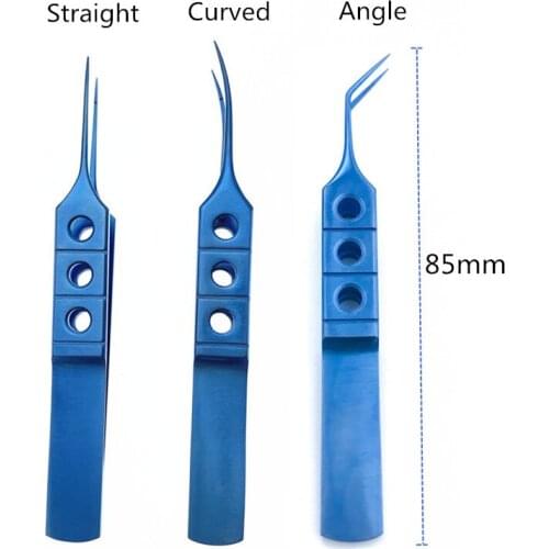 85mm Titanium Tying Forcep ophthalmic surgical tweezers Pet Veterinary surgical instruments