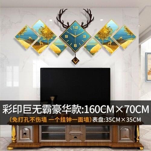 Large Wall Clocks Home Decor Hanging Modern Designed Watches Luxury Oversized Fashion Creative Clocks Personality Nordic Style