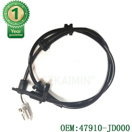 ABS Wheel Speed Sensor OEM 47910JD000 47910-JD000 80950510 V38720035 Fits NISSAN Dualis Qashqai Suv 1.5-2.0L 2007