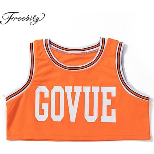 Kids Girls Cotton Summer Sport Tops Running Vests Top Sleeveless Letters Print Casual Cropped T-shirt for Jazz Dance Sportswear