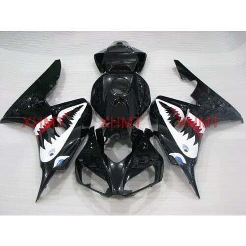 For CBR 1000 RR 2006 - 2007 Motorcycle Fairing Fireblade 2007 Bodywork CBR1000 RR 07 Black Shark Motorcycle Fairing