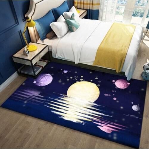 The Starry Sky Art House Floor Mat Doormat Playstation Rug Carpet Kids Play Mat Throw Rug Living room carpet