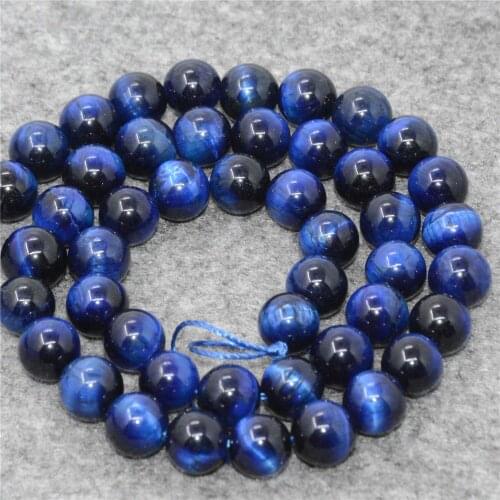 Hot Free Shipping New Style Natural Blue Tiger Eye Stone 4/6/8/10/12mm Round Beads DIY Jewelry Making Accessories 15inch Y654