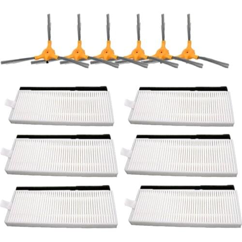 HEPA Filter Sponge Filters Side Brush Brushes for Eufy RoboVac 11+ Eufy RoboVac 11plus Robotic Vacuum Cleaner Parts Accessories
