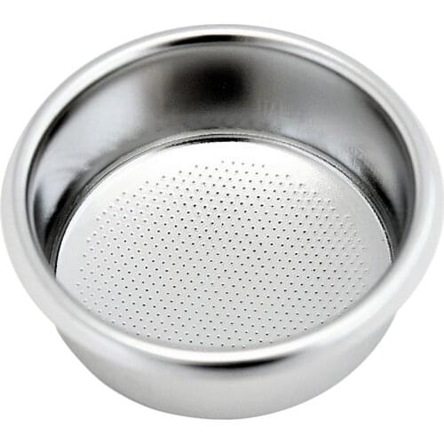Espresso Coffee Maker Stainless Steel Porous Filter Bowl Basket Replacement Fit Maker Filter Cup 5.1x2.4cm