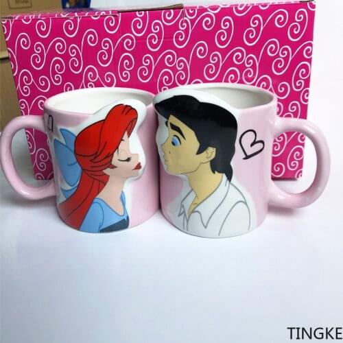 Creative Beauty Couple Pair Cup Ceramic Couple Cup Christmas Birthday Gift Mug Coffee Milk Cup