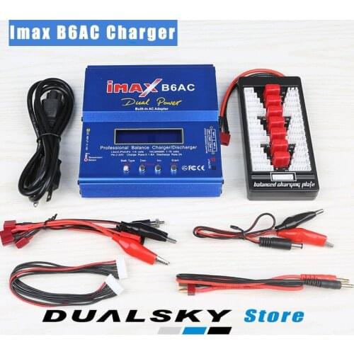 Hot Wholesale IMAX B6AC 80w 2s-6s RC Lipo Battery Balance Charger With Discharge Function for RC Car Plane Boat Toy