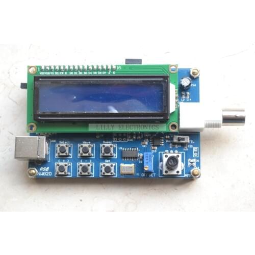 MWG20 20M Signal Generator Duty Cycle Amplitude Adjustable DDS Signal Source