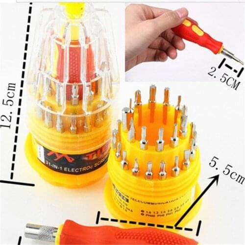31Pcs Combination Screwdriver Kit with Magnetic DIY Hand Tool Set