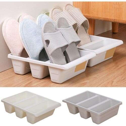 Multilayer Shoe Rack Organizer PP Shoes Shelf Stand Shoe Cabinet Easy To Install Slot Space Saving Cabinet Storage Tray Holder