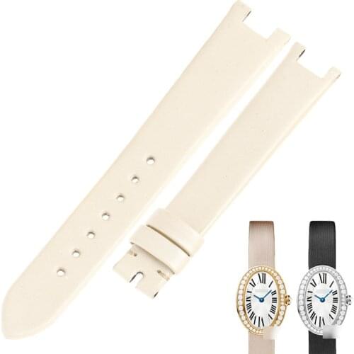 WENTULA watch band for CARTIER BAIGNOIRE WB520028 W8000007 ribbon watchbands Woman