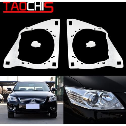 Taochis Car Styling frame adapter DIY Bracket Holder for Toyota Camry 2009 2010 2011 Hella 3r 5 Q5 Projector lens