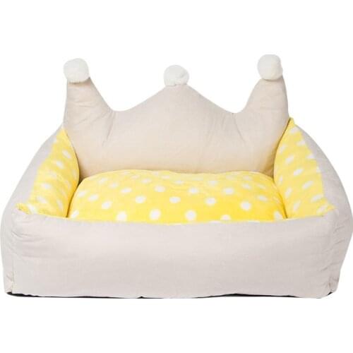 Four Seasons Washable Pet Bed House Warm Sleeping Mats Soft Dog Cushion Kennel Breathable Cat Lounger Sofa Supplies