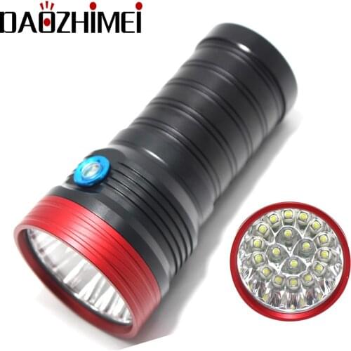 High power flashlight 18T6 LED flashlamp XM-L T6 4 Modes Camping LED Flashlight USB Tactical Torch +4*18650 battery + Charger