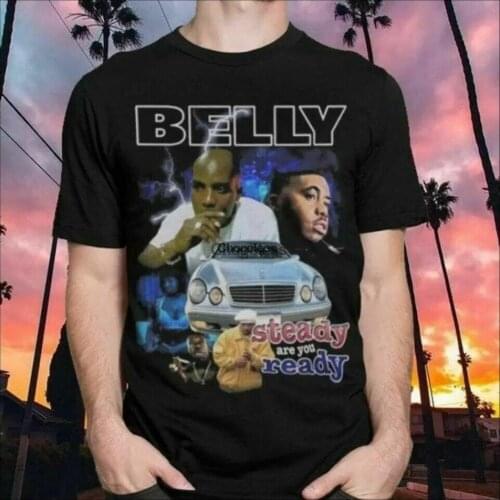 DMX Nas Belly Movie Cover Tee T Shirt Cotton Size S 3XL