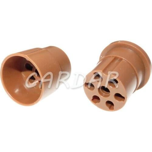 1 Set 6 Pin Automotive Connector Plug Round Electrical Car Socekts