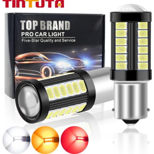 1PC P21W P21/5W BAY15D W21W W21/5W BAU15S BA15S 7440 7443 3156 3157 NEW 33SMD 5630 5730 LED 1156 car Lamp canbus Car Rear Light