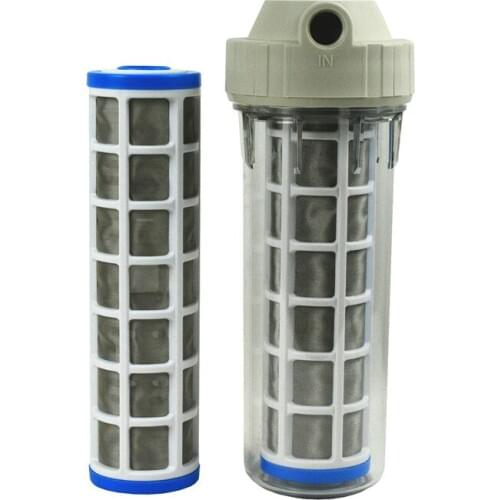 10 Inch Stainless Steel Wire Mesh Filter Cartridge Water Purifier Pre Filter for Scale Prevention