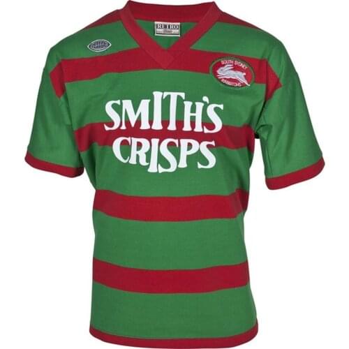 1989 SOUTH SYDNEY RABBITOHS RETRO RUGBY JERSEY size S-M-L-XL-XXL-3XL-4XL-5XL