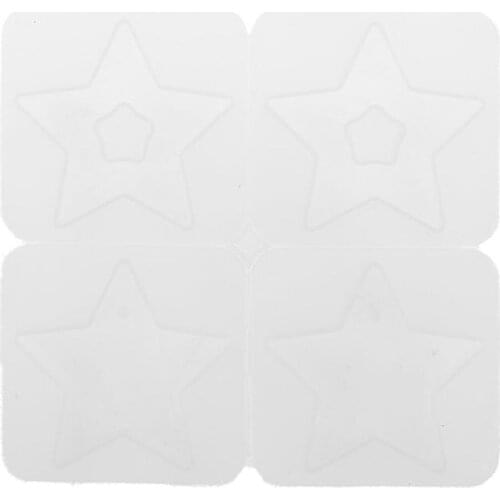 4 Pcs/set DIY Crystal Epoxy Hanging Jewelry Making Mould Heart Shaped Round Wave Handmade Pendant Molds Resin Gypsum Mold E56C