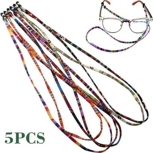 5X Multicolor Sunglasses Neck Cord Strap Eyeglass Glasses String Lanyard Holder