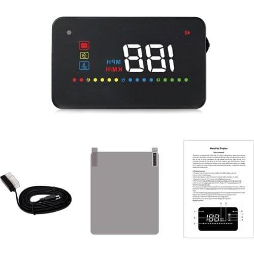 A200 Auto HUD Head-Up Display Car-styling OBD Scanner Overspeed Warning T3EF