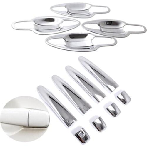 Car-styling for Nissan Qashqai J11 2016-2021 ABS Chrome Door Handle Bowl Door handle Protective covering Cover Trim