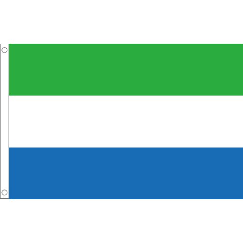 Free shipping xvggdg sierra leone flag Banner 90*150cm Hanging sierra leone National flag