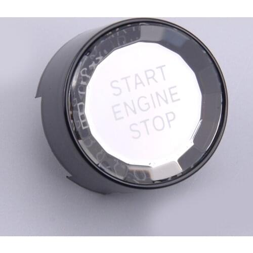 Car ABS Black Engine Ignition Start Stop Switch Button Cover With STT Fit For BMW 1 2 3 4 5 6 7 X1 X2 X3 X4 X5 X6