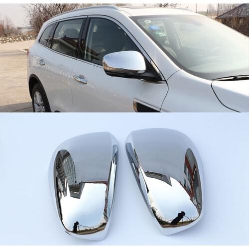 Color My Life Car ABS Chrome Rear View Mirror Protection Cover Rearview Mirror Covers Sticker for Renault Koleos 2016 2017 Parts