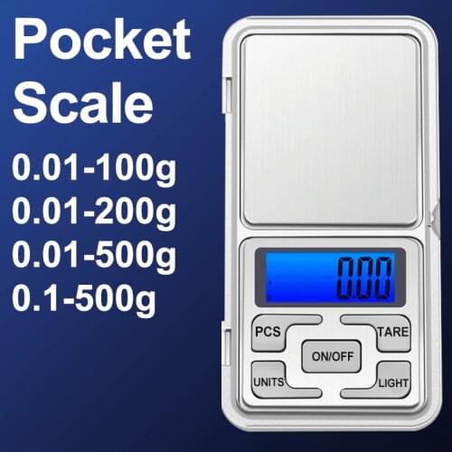 Precision 0.01g Electronic Digital Pocket Scale Mini Weight Scale For Gold Silver Jewelry Balance Gram