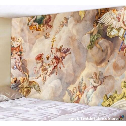 Hongbo Hippie Mandala Pattern Tapestry Abstract Painting Art Wall Hanging Blanket Livingroom Decor Crafts Multifunction Mat