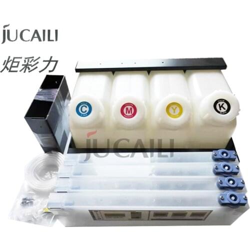 Jucaili 1 set bulk ink system for Roland VS640 VS420 VS540 MIMAKI Mutoh ciss ink supply system 4 tanks +4 ink cartridges