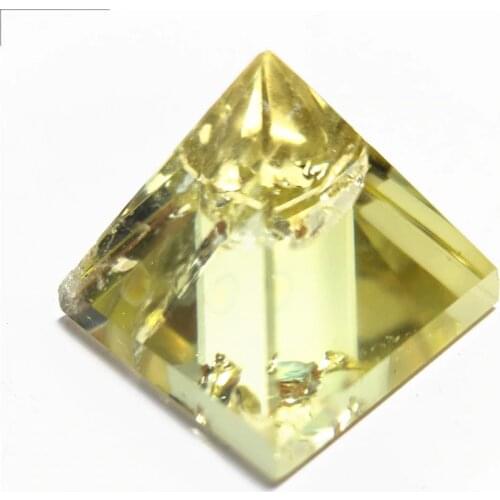 Natural Citrine Quartz Crystal Pyramid Gemstone Mineral Great for Meditation Healing Home Decoration Chakra Reiki Stone