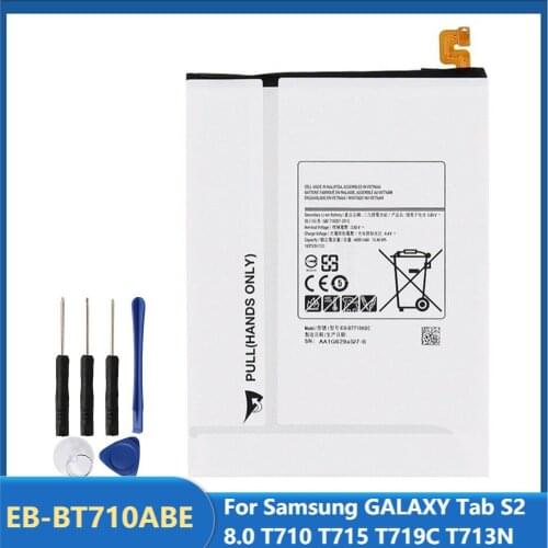 Original Replacement Tablet Battery EB-BT710ABE For Samsung GALAXY Tab S2 8.0 T710 T715 T719C T713N EB-BT710ABA 4000mAh