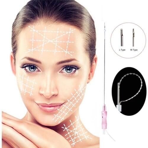 Pcl Thread Face Lifting Molding Press Cog Hot Products 10pcs /Bag Face With Blunt W