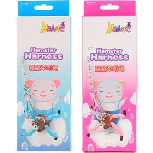 Adjustable Soft Harness Leash Bird Parrot Mouse Hamster Ferrets Rat Small Pet Pig Traction Rope