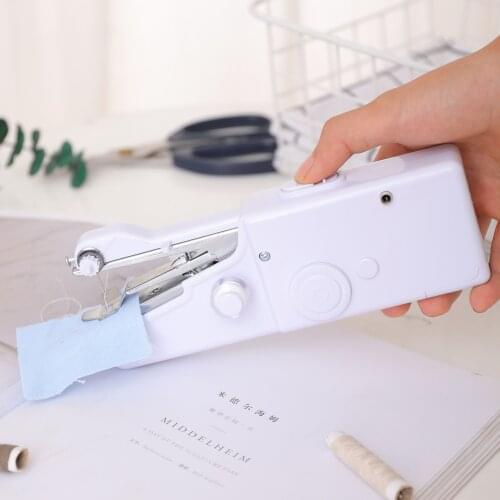 Handheld Sewing Machine Portable Electric Stitch Needlework Set DIY Clothes Stitching Tool for Home Travel