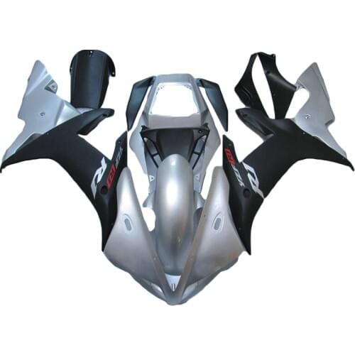 Grey custom motorcycle fairings for YAMAHA R1 fairing kit 02 03 R 2003 R1 2002 fairing kitsKT11